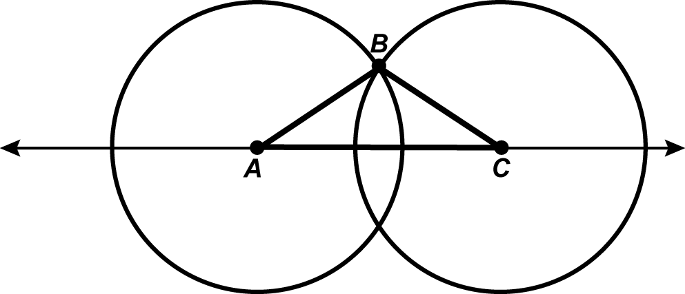 A geometric graph.