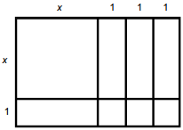 The diagram shows a set of rectangles.